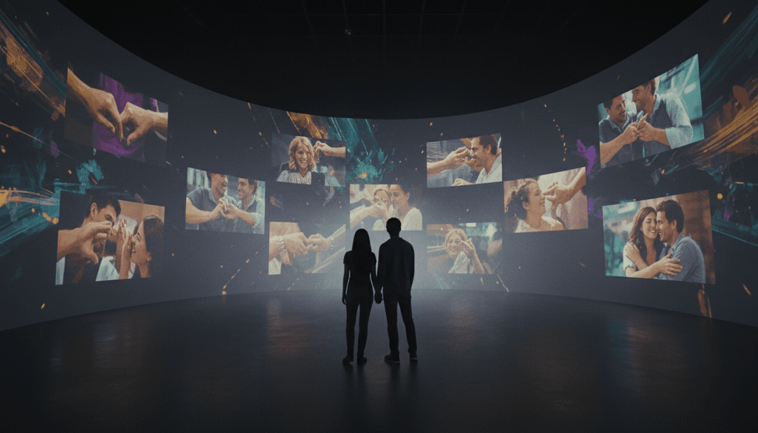 El video musical final creado por IA, listo para la interacción del usuario