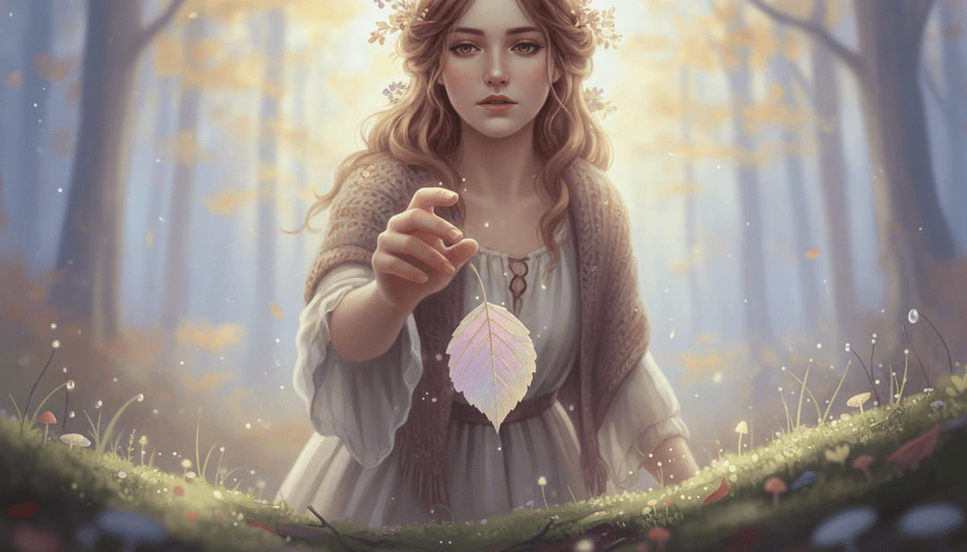 एक शांतिपूर्ण ग्रामीण इलाके का दृश्य चित्रण, 'Beautiful Things' से प्रेरित