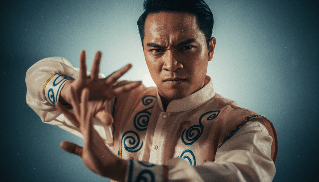 संगीत की ताल के साथ तालमेल में चमकदार नियॉन लाइट्स और लयबद्ध शारीरिक आंदोलनों के गतिशील दृश्य।