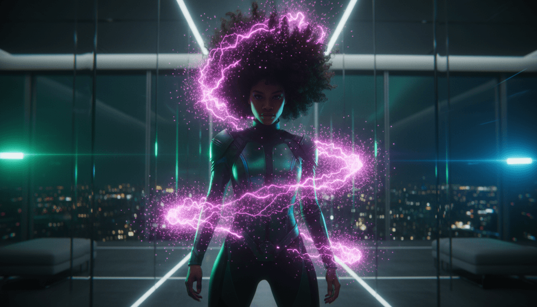 गीत के मूड को दर्शाते हुए dancehall डांसर्स और reggae-प्रेरित परिदृश्यों के गतिशील दृश्य