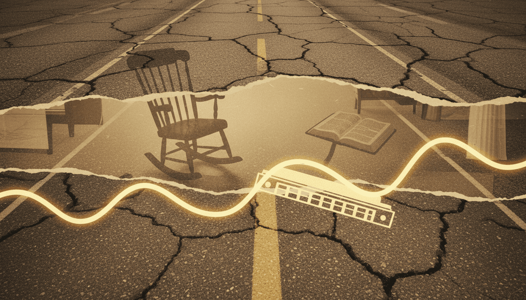 Willie Nelson के Mama Tried गीत के बोल से प्रेरित AI कॉन्सेप्ट आर्ट