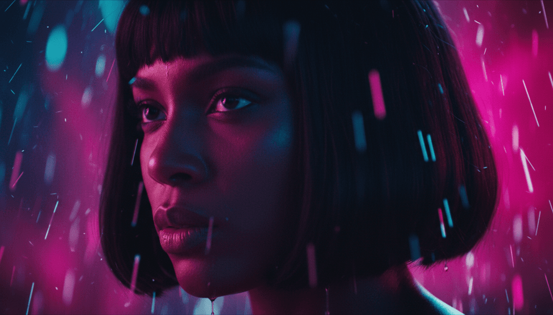 Breakin' Dishes की भावुक ऊर्जा का प्रतीकात्मक अमूर्त अग्नि दृश्य