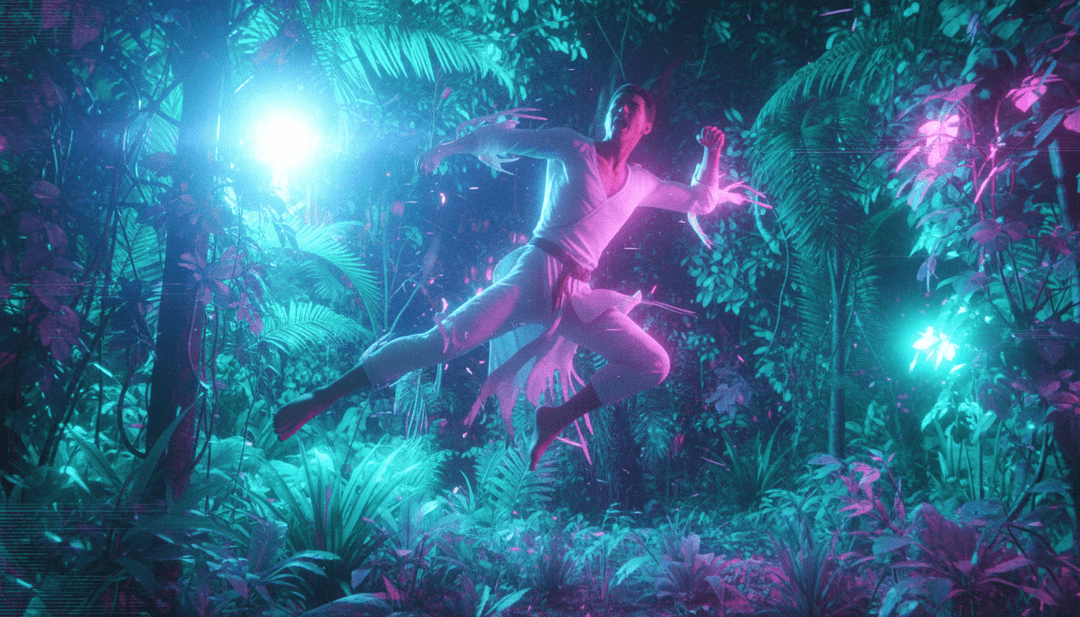 गिटार रिफ़ और वोकल की तीव्रता का सिनेमाई दृश्यों में अनुवाद दर्शाने वाले गतिशील दृश्य