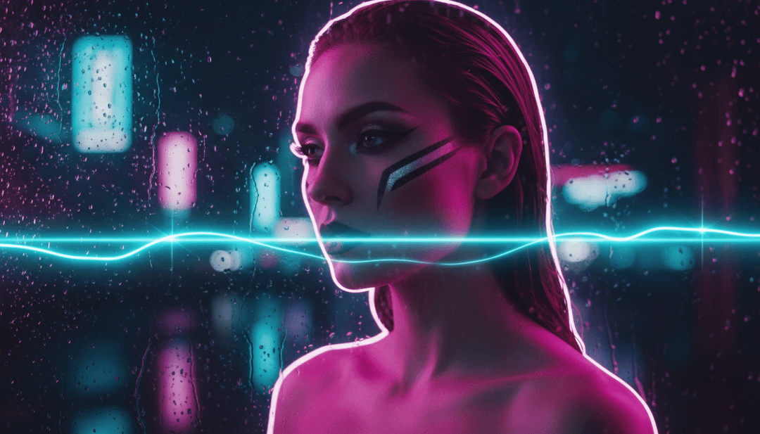 Désarmer by Aya Nakamura की भावपूर्ण लय और भावना को दर्शाता सार डिजिटल कला