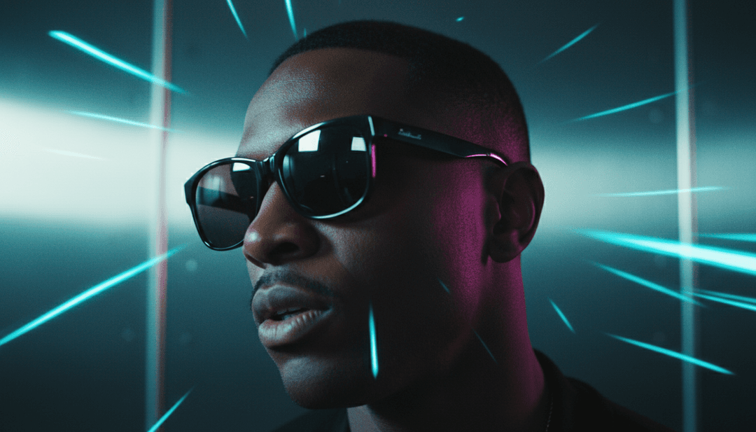 एक स्क्रीन पर चल रहे 'Pizza Slayer.mp3' के लिए एक तैयार उच्च-गुणवत्ता वाला संगीत वीडियो, शानदार AI-जनरेटेड दृश्यों को प्रदर्शित करता हुआ।