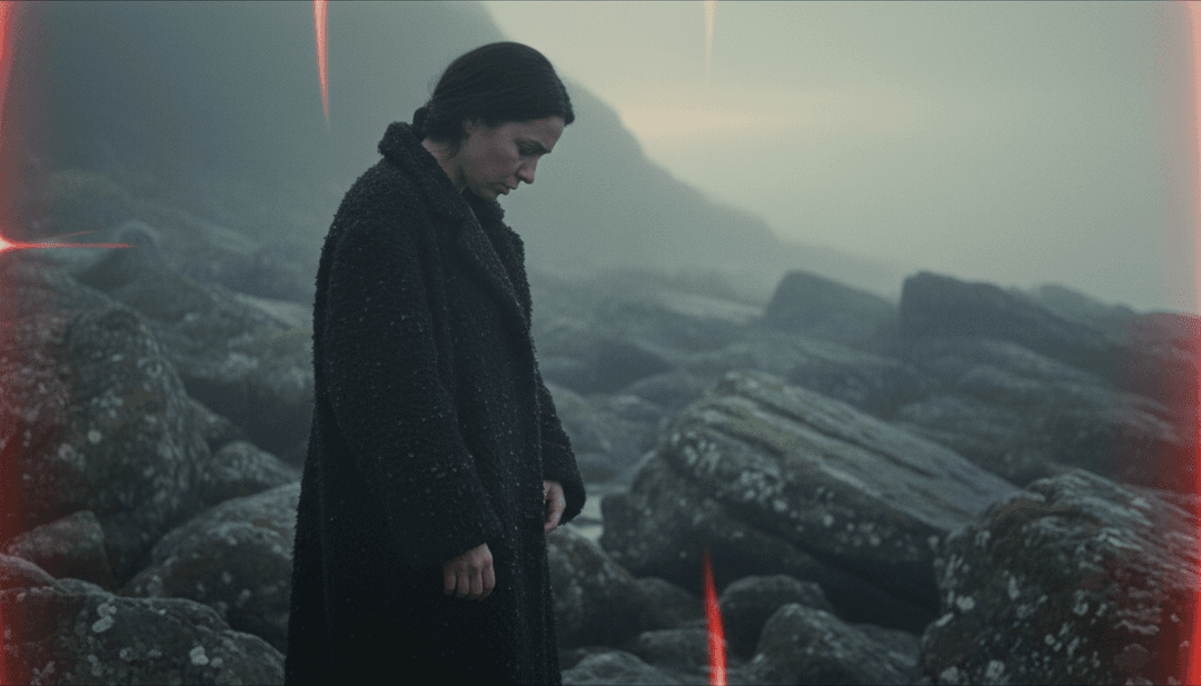 一个AI界面分析复杂的声波和歌词,为 Vivian 的 “Deus Mudou Minha Vida” 生成精神视觉概念。