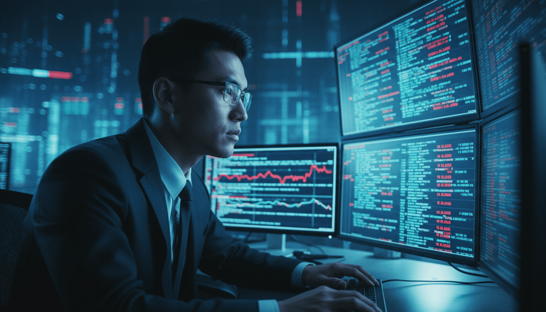 AI分析电子嘻哈音轨的声波和节奏模式,可视化数据点以进行创意诠释。