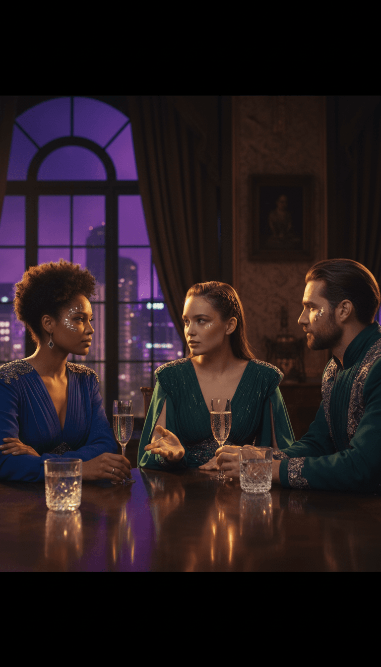 AI एक सोलफुल हाउस ट्रैक की तरंगों और लयबद्ध पैटर्न का विश्लेषण कर रहा है, ध्वनि आवृत्तियों को दृश्यमान कर रहा है।