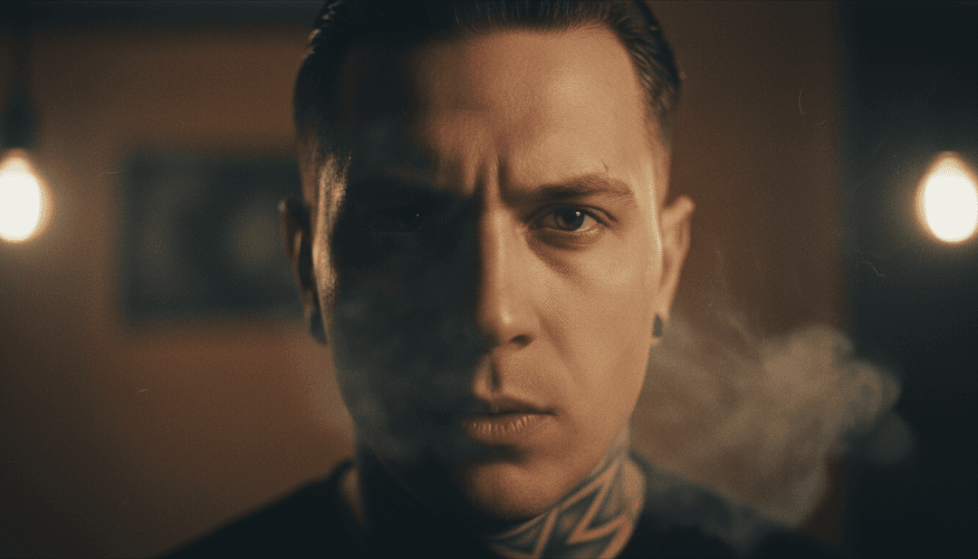 AI 分析 kurasapmast 的 KLUBSKA 1-KONČNA.mp3 的声波和节拍模式,生成抽象的嘻哈视觉效果