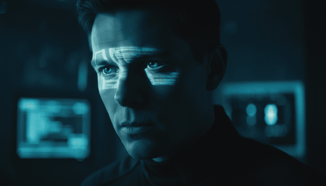 Visuais dinâmicos de rastros de luz, paisagens urbanas de néon e dançarinos sincronizados movendo-se ao ritmo eletrônico.