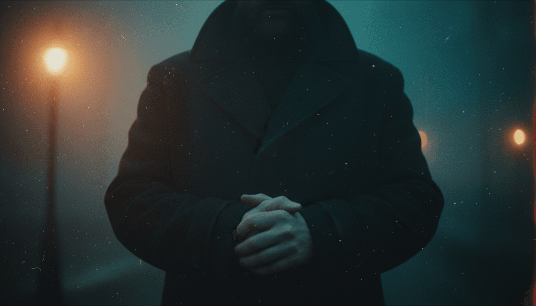 AI 分析聲波和 Offset 的「Enemies」歌詞的抽象表現,生成關於城市衝突與韌性的視覺概念。