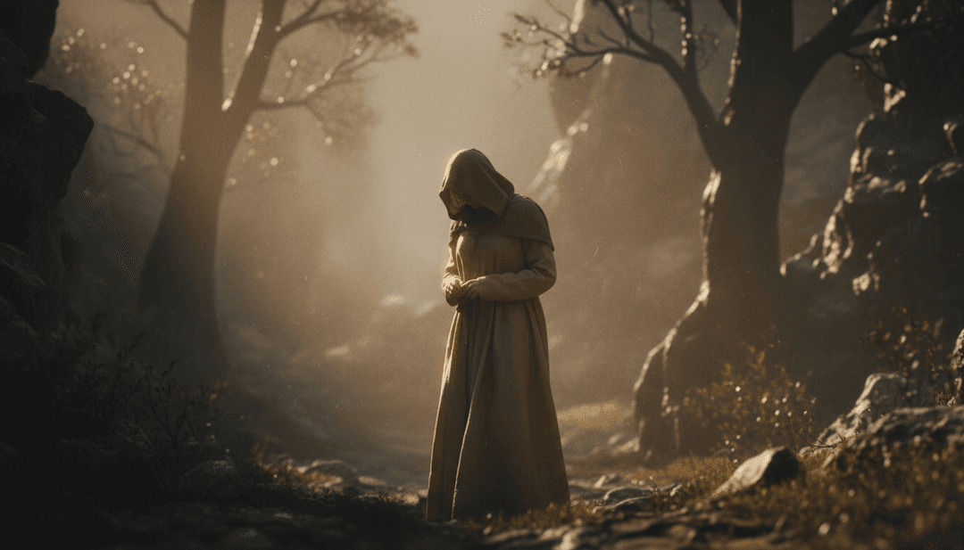 Freebeat.ai 的 AI 处理福音音乐,通过宁静、充满光芒的图像,将《O Senhor é o Meu Pastor》中的指引和信仰主题可视化。