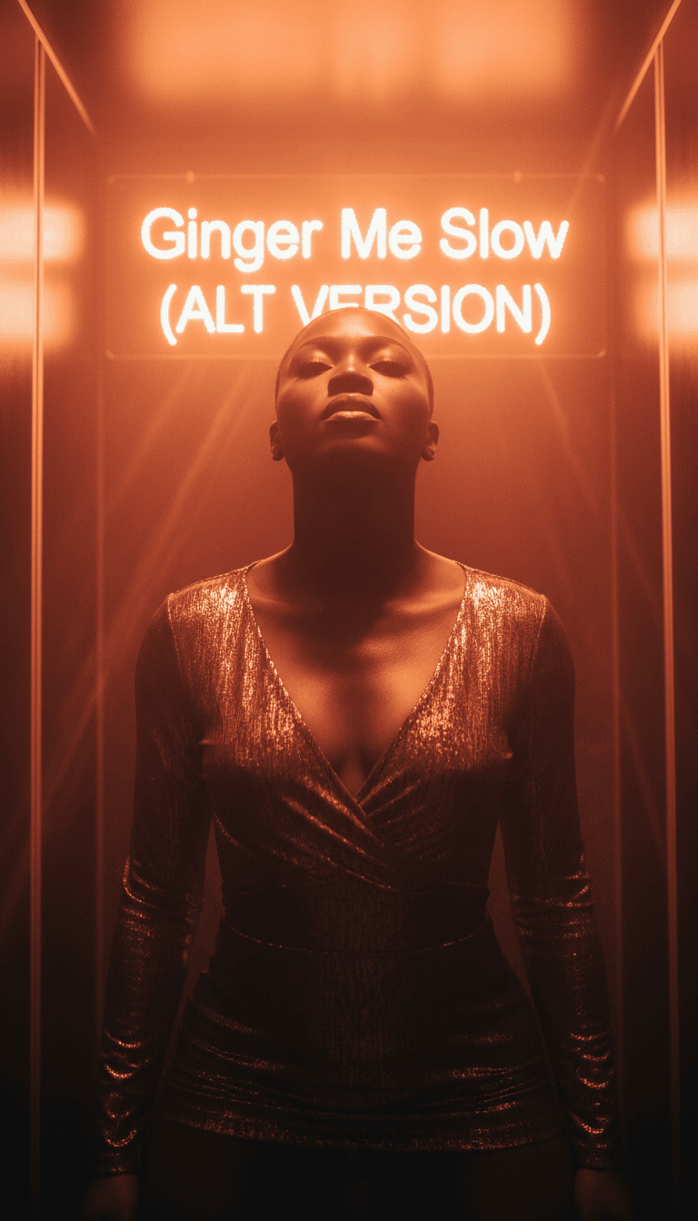 一个充满活力、制作完成的音乐视频在全息屏幕上播放,周围是欣赏的音乐家和内容创作者,展示了 Freebeat.ai 的 AI 音乐视频生成器的高质量输出。