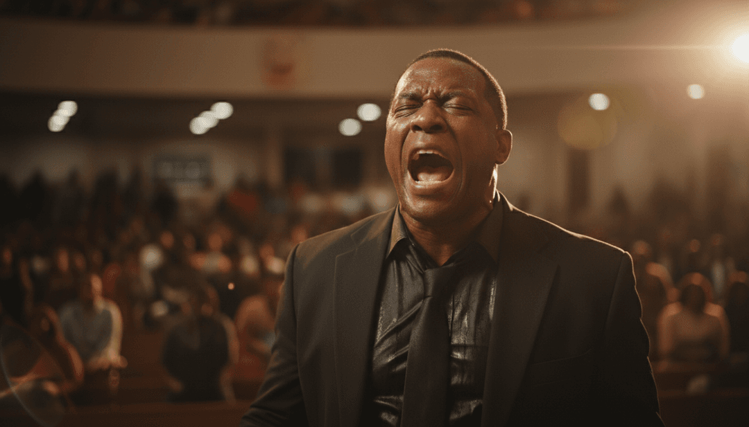 Un musicien interagissant joyeusement avec l'interface de freebeat.ai, avec un clip musical vibrant de 'Hold Thy Nuts' diffusé sur un écran.