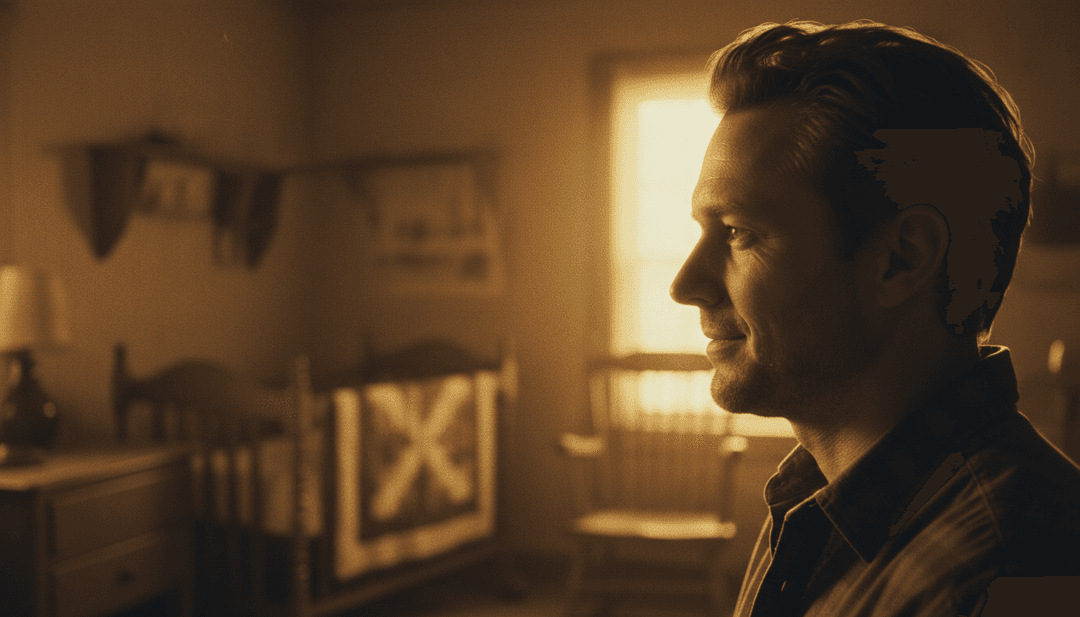 एक AI-जनरेटेड परिदृश्य जिसमें एक गर्म, उदासीन ग्रामीण दृश्य है जिसमें एक पिता और बेटी की आकृति है, जो 'Daddy's Girl V2' के भावनात्मक मूल का प्रतिनिधित्व करती है।