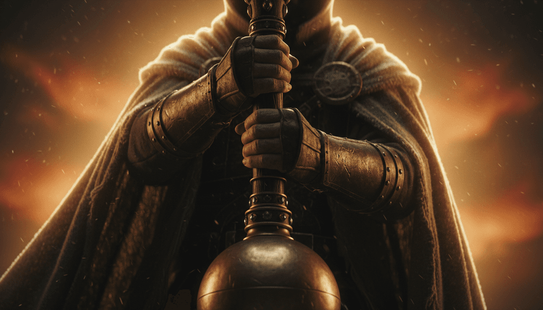 Orchestrale Schwellungen und Glockenklänge mit himmlischen Bildern, Lichtstrahlen und fließenden Stoffen visualisieren