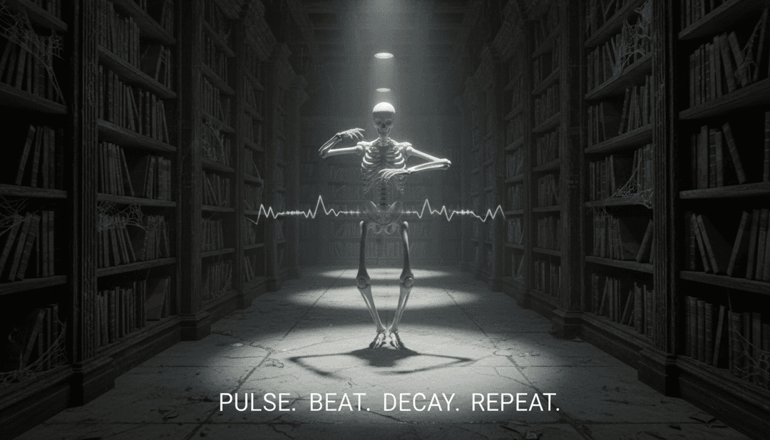 AI 生成的動態音樂影片場景,包含都市景觀、抽象圖案以及與《Praise The Lord (Da Shine)》歌詞同步的畫面