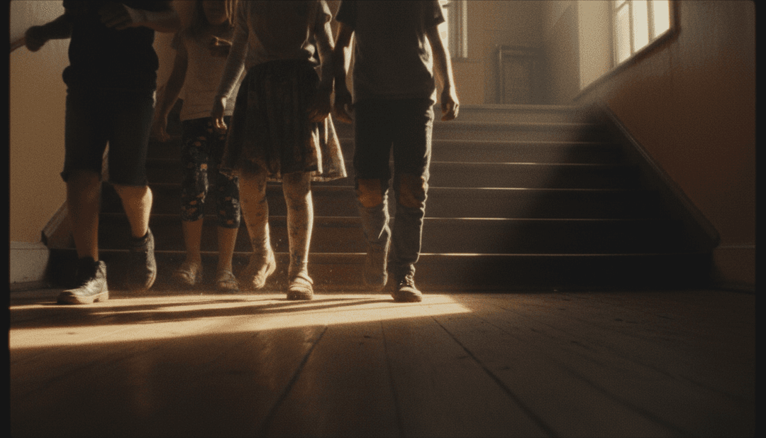 Capturas de tela mostrando uma IA gerando um videoclipe com iluminação etérea e paletas de cores suaves para uma faixa indie pop.