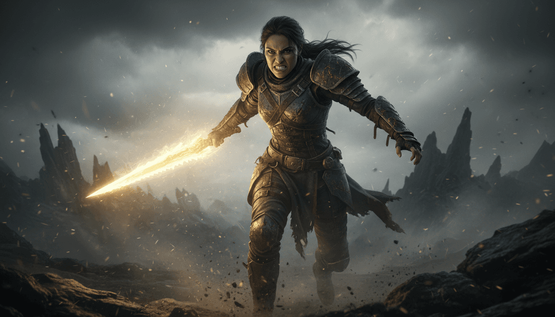 Illustrazione astratta di raggi di luce eterea che emanano da un nucleo, rappresentando la luce interiore e il viaggio spirituale di 'Luce dentro Mè' by GiulSong.