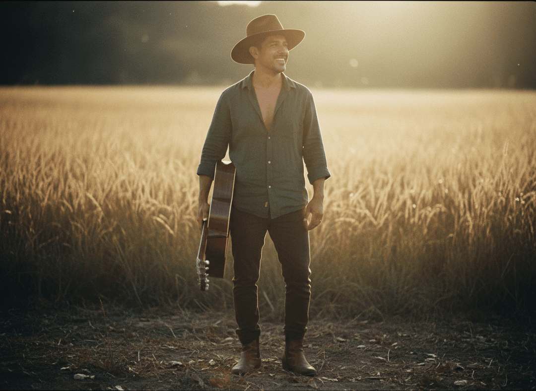 एक स्क्रीन पर बजते हुए 'HOMEM RAIZ' के लिए पूर्ण उच्च-गुणवत्ता वाला एआई-जनरेटेड म्यूजिक वीडियो, जिसमें उपयोगकर्ताओं को अपना स्वयं का बनाने के लिए एक कॉल टू एक्शन है।