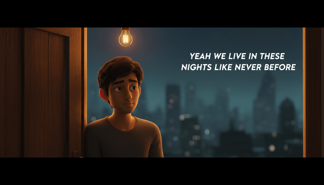 IA analisando formas de onda complexas e dados rítmicos de uma música folk indiana de hip-hop, visualizando uma mistura de elementos modernos e tradicionais.