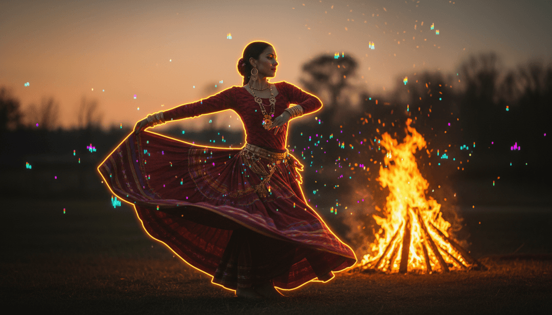 L'AI analizza le onde sonore e i temi lirici de 'LA PLENA' per generare i concetti iniziali del video musicale.