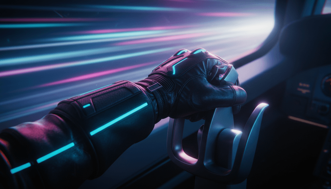 सिंथवेव तत्वों के साथ डिजिटल परिदृश्य, A.N.A.mp3 के इलेक्ट्रॉनिक बीट्स के दृश्य अनुवाद को प्रदर्शित करता है।