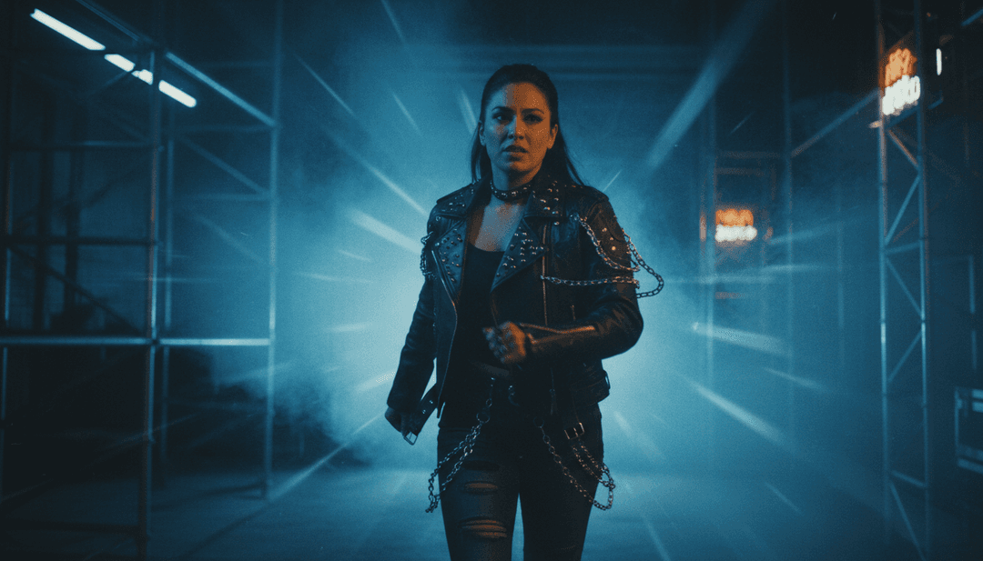 一个 AI 生成的奇幻场景,展示一个孩子遇到各种颜色鲜艳的物体,有些安全,有些不安全,头顶上漂浮着问号。