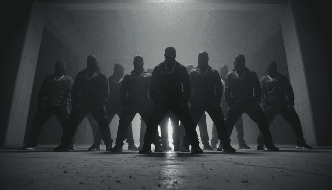 AI Lxvz के 'GO' के ध्वनि परिदृश्य का विश्लेषण करता है, दृश्य व्याख्या के लिए ट्रैप बीट्स और हिप-हॉप प्रवाह की पहचान करता है।