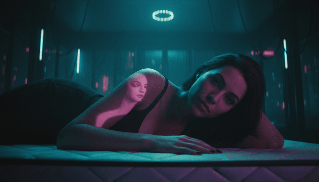 Uma imagem final de alta resolução de um videoclipe concluído, apresentando uma ousada placa de título '654.mp3' e gráficos vibrantes de inspiração urbana, sinalizando a conclusão e o empoderamento do usuário.