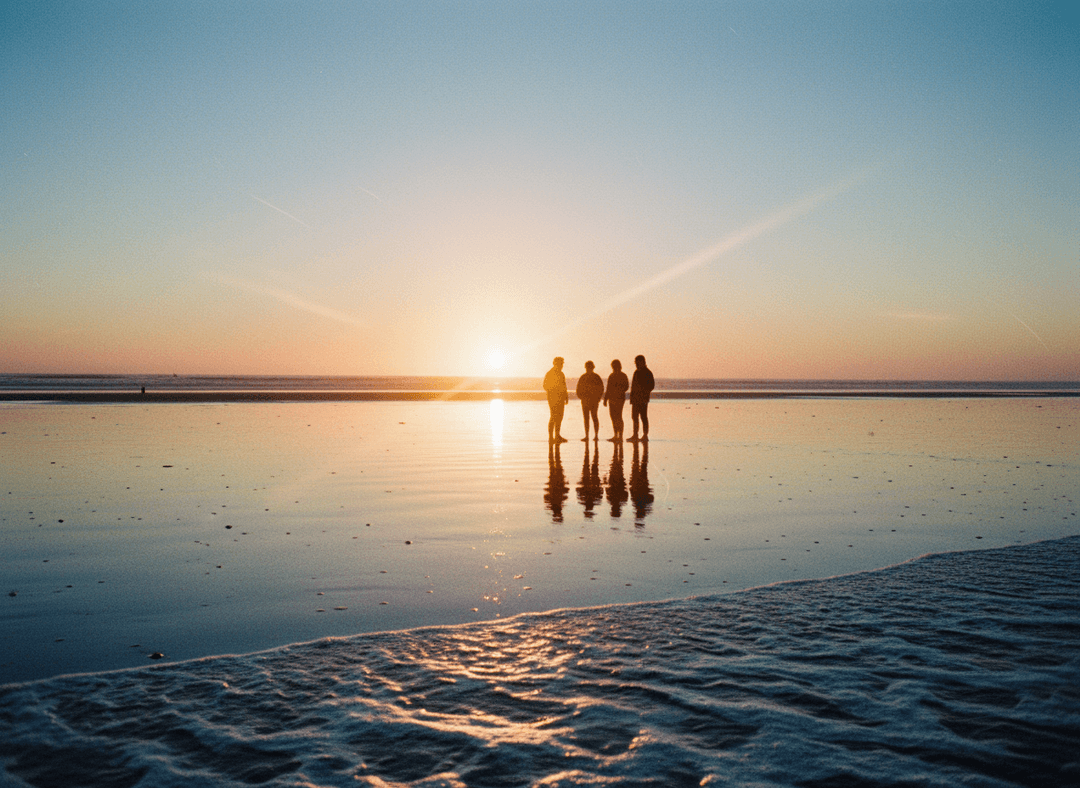 AI Billie Eilish के 'BIRDS OF A FEATHER' के मूड की व्याख्या कर रहा है, पंख वाले तत्वों और स्वप्निल बनावट की कल्पना कर रहा है।