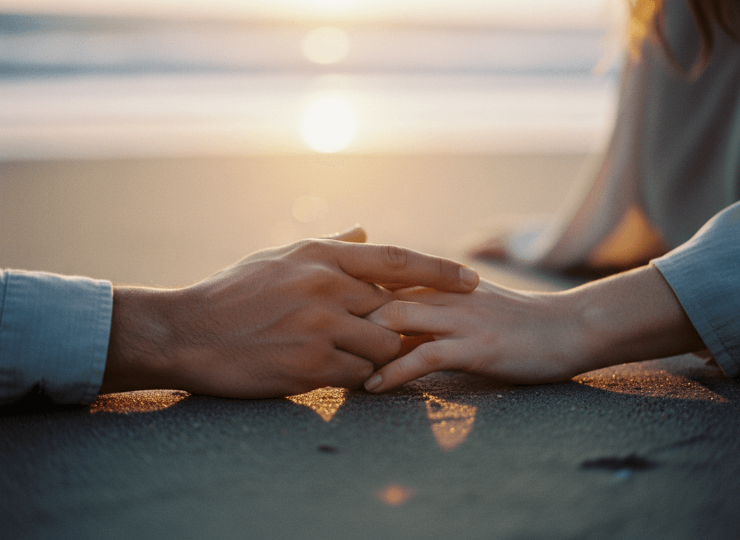 एक म्यूजिक वीडियो के लिए ध्वनि तरंगों का एक बहते हुए, स्वप्निल क्रम में बदलने का दृश्य प्रतिनिधित्व।