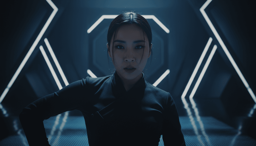 IA interpretando o tema de caçadores de demônios K-Pop de 'Golden' com ouro cintilante e elementos futuristas.