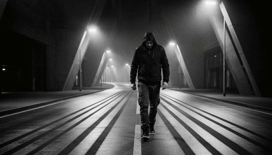 Elementos urbanos animados sincronizam com o ritmo de balken, mostrando transições dinâmicas e grafites estilizados, refletindo a cultura hip-hop.