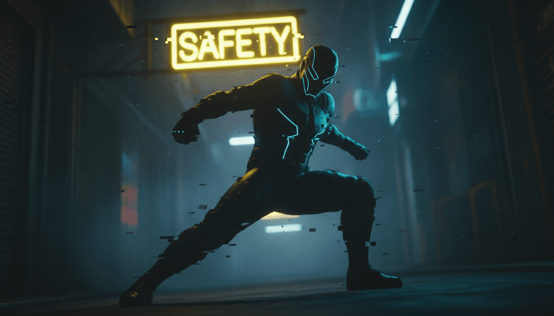 声波和神经网络连接的抽象表示,说明 AI 正在处理 miropashcha 的“No One Gives a Fuck”MP3,暗示其朋克摇滚和嘻哈精髓。