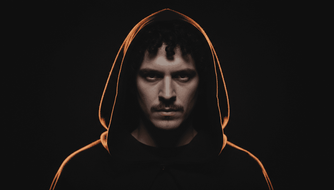 일렉트로닉 음악 비트에 동기화된 역동적인 시각 효과, 디지털 사막 도시를 통과하는 복잡한 패턴과 빛의 흔적을 보여줍니다.