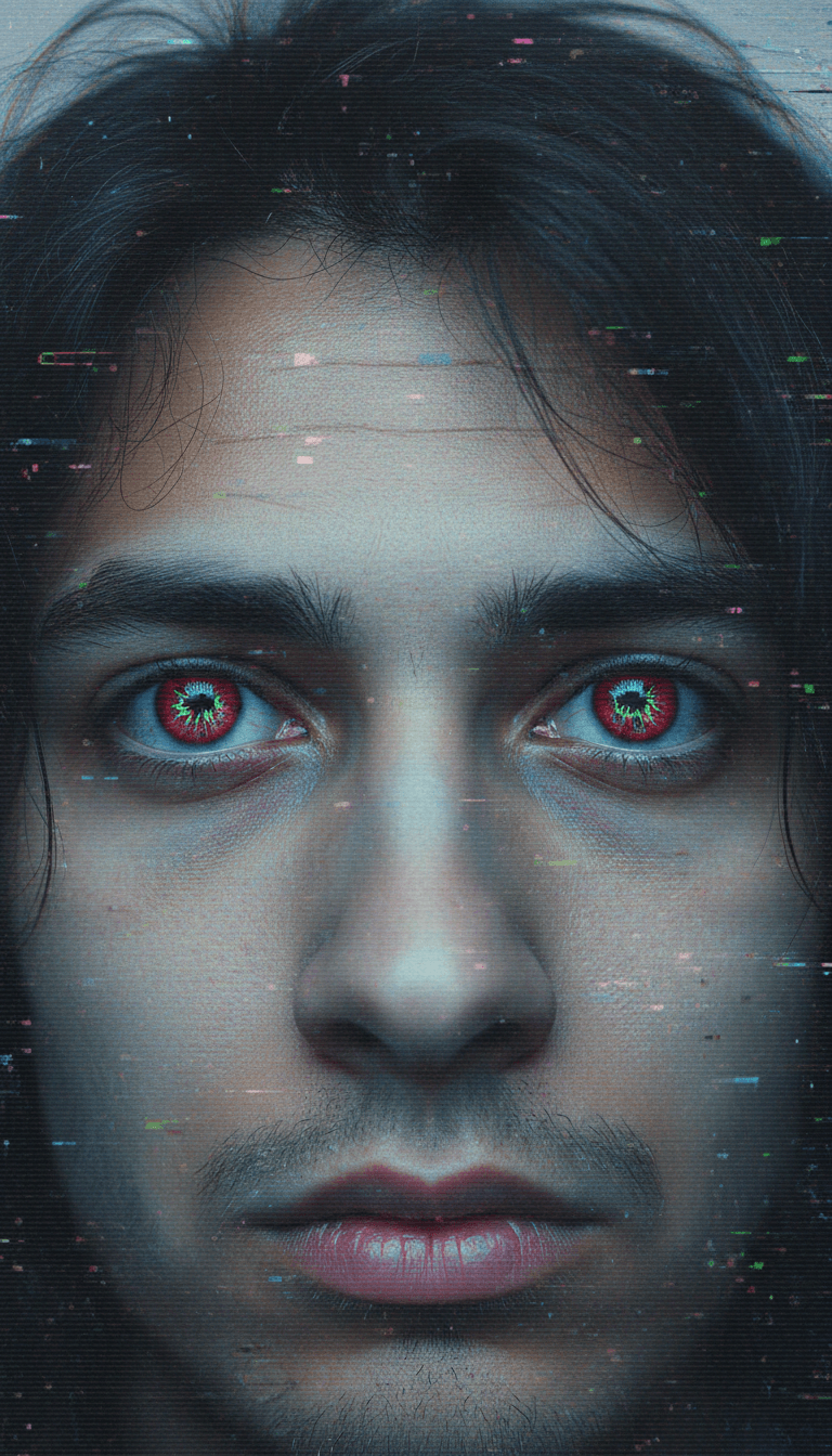 Um quadro final e poderoso de videoclipe gerado por IA para uma música de Hip Hop ou Trap russa, exibindo energia vibrante e efeitos visuais únicos.