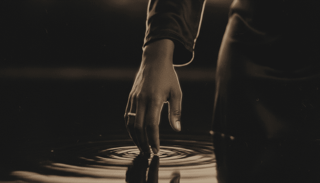 Immagini dinamiche sincronizzate con una melodia soul, che mostrano pattern astratti e scene evocative che cambiano con il ritmo della canzone.