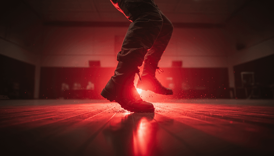 Arte conceptual de IA analizando ritmos complejos de salsa y merengue, mostrando ondas sonoras vibrantes transformándose en patrones de plumas de aves tropicales, representando 'Criaturas Hermosas'.