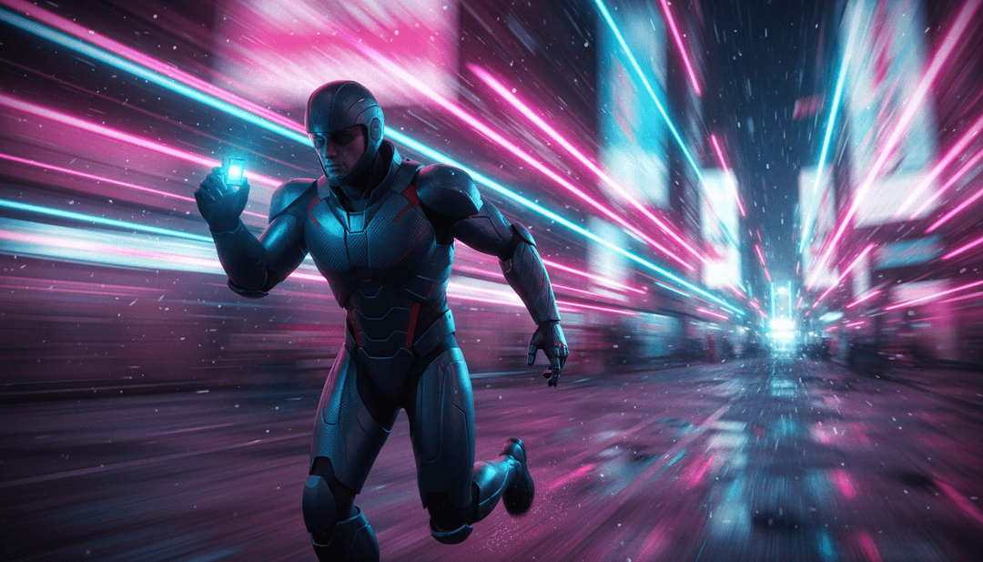 AI che analizza le onde sonore e una rappresentazione digitale del brano hardstyle 'Filled - Reh! Remix' di Renato Avallone, visualizzando pattern intensi di basso e sintetizzatore.