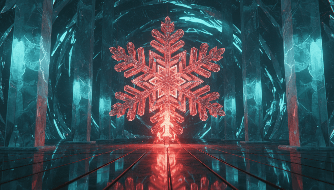 एक स्मार्टफोन स्क्रीन पर चल रहा 'my xmas.mp3' के लिए एक मनोरम एआई-जनित संगीत वीडियो, जो इसकी अनूठी हिप-हॉप सौंदर्य को प्रदर्शित करता है।