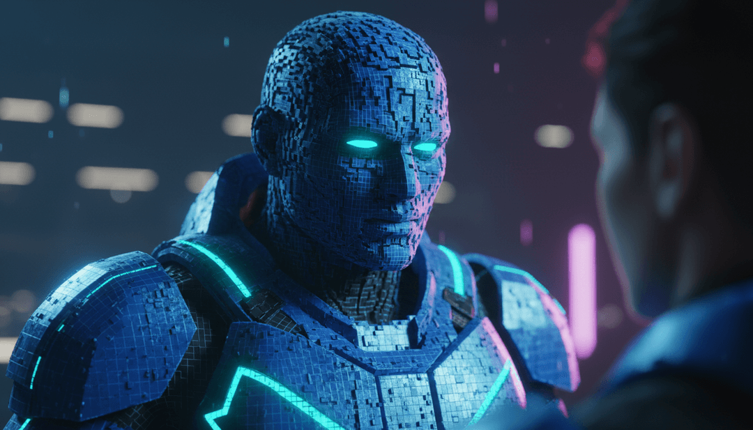 Representación visual vibrante de la música de La Revolución Mexicana by Salvador, mostrando edición rítmica, bandas de mariachis tocando junto a breakdancers y figuras históricas en un entorno moderno.