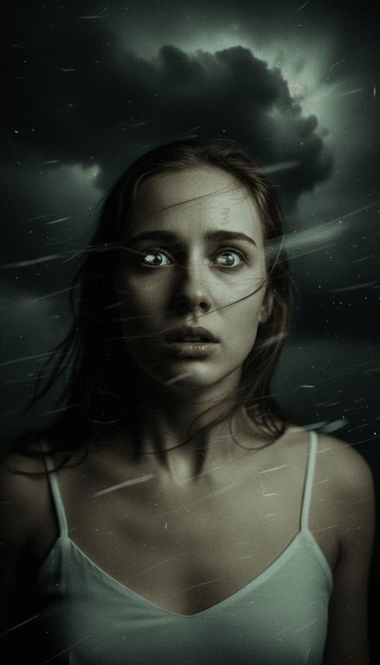 AI为“sin nombreether.mp3”音乐视频生成的动态视觉场景,展示了电吉他独奏和激烈的鼓点,背景抽象。