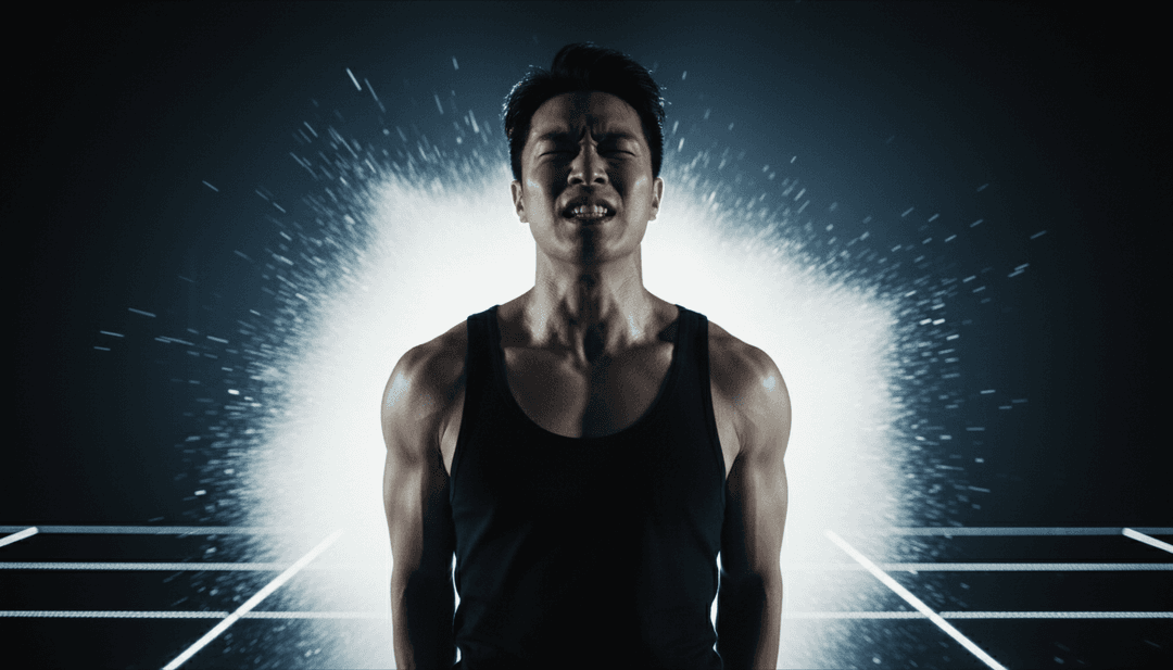 IA analisando ondas sonoras e tags de gênero (electropop, pop) para 'Adverse Commercial Jingle.mp3' para determinar a estética visual.