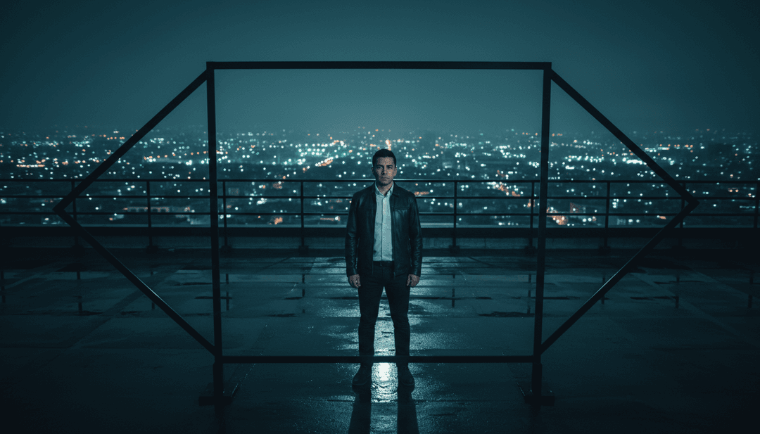 トラップビートがダイナミックなストリートアートやグラフィティスタイルのアニメーションに変換され、リズムに合わせて流れる抽象的な視覚表現。