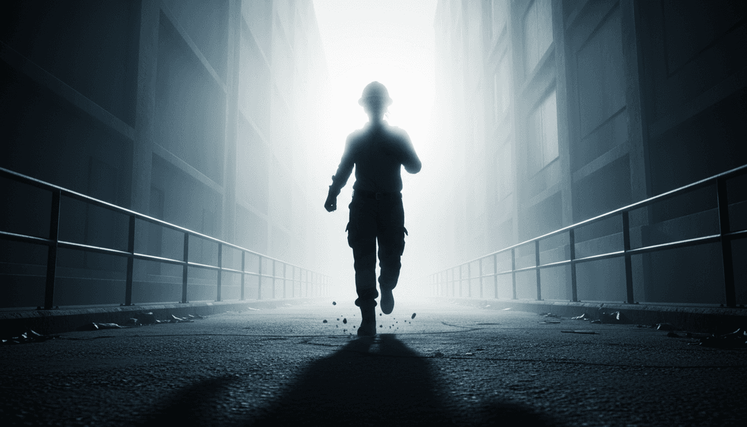 IA gerando visuais de pessoas diversas, bandeiras nacionais e cenas edificantes sincronizadas com a música