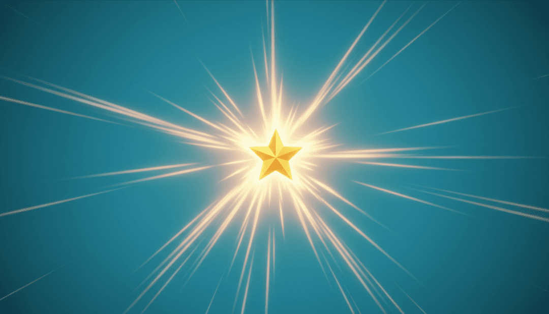 由 freebeat.ai 的AI生成,伴随《一闪一闪小星星》的音乐翩翩起舞的动画星星