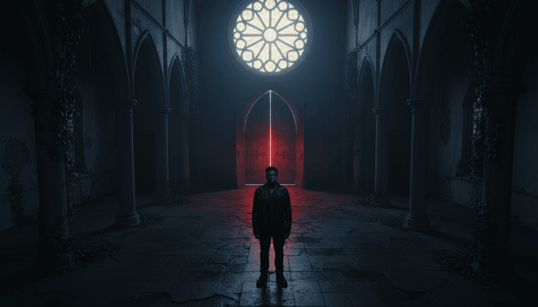 AI生成的动态音乐视频场景,包括街头艺术、城市舞蹈和粗犷的城市景观,与Menace Made Music的“LIFE IS A STRUGGLE (REMAKE)”同步。