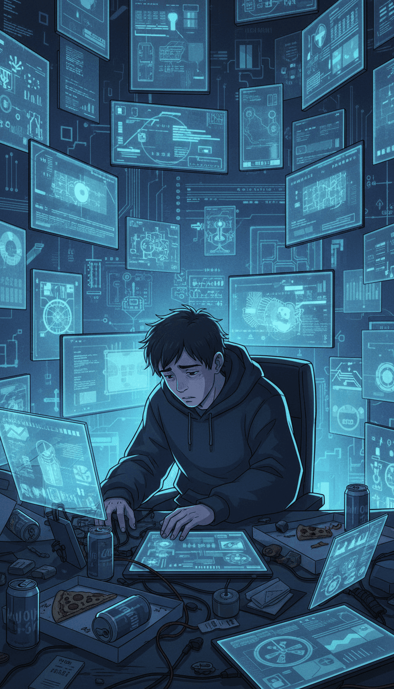 抽象的电子舞曲视觉效果与都市嘻哈涂鸦融合,与 обрезок.mp3 的动感节拍同步。