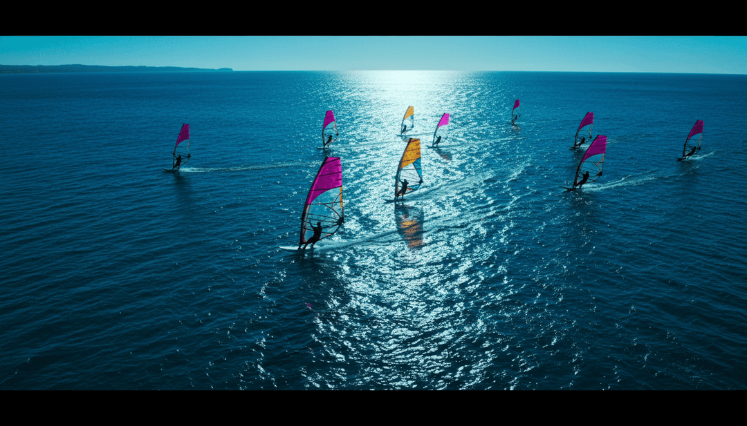 风格化电吉他动态视觉效果,变形为 DnB 鼓组,置身于未来感十足、带有故障效果的雪景中,随 'Xmas Guitar DnB' 的节拍跳动。